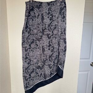 Women's Floral Print Midi Skirt